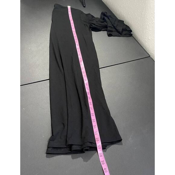 J Jill Small Wearever Collection Black Dress Long Sleeve Lace Midi Business - Picture 8 of 8